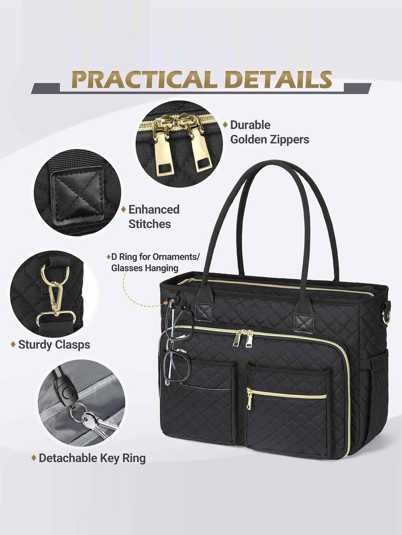 Simple and stylish large-capacity waterproof travel bag