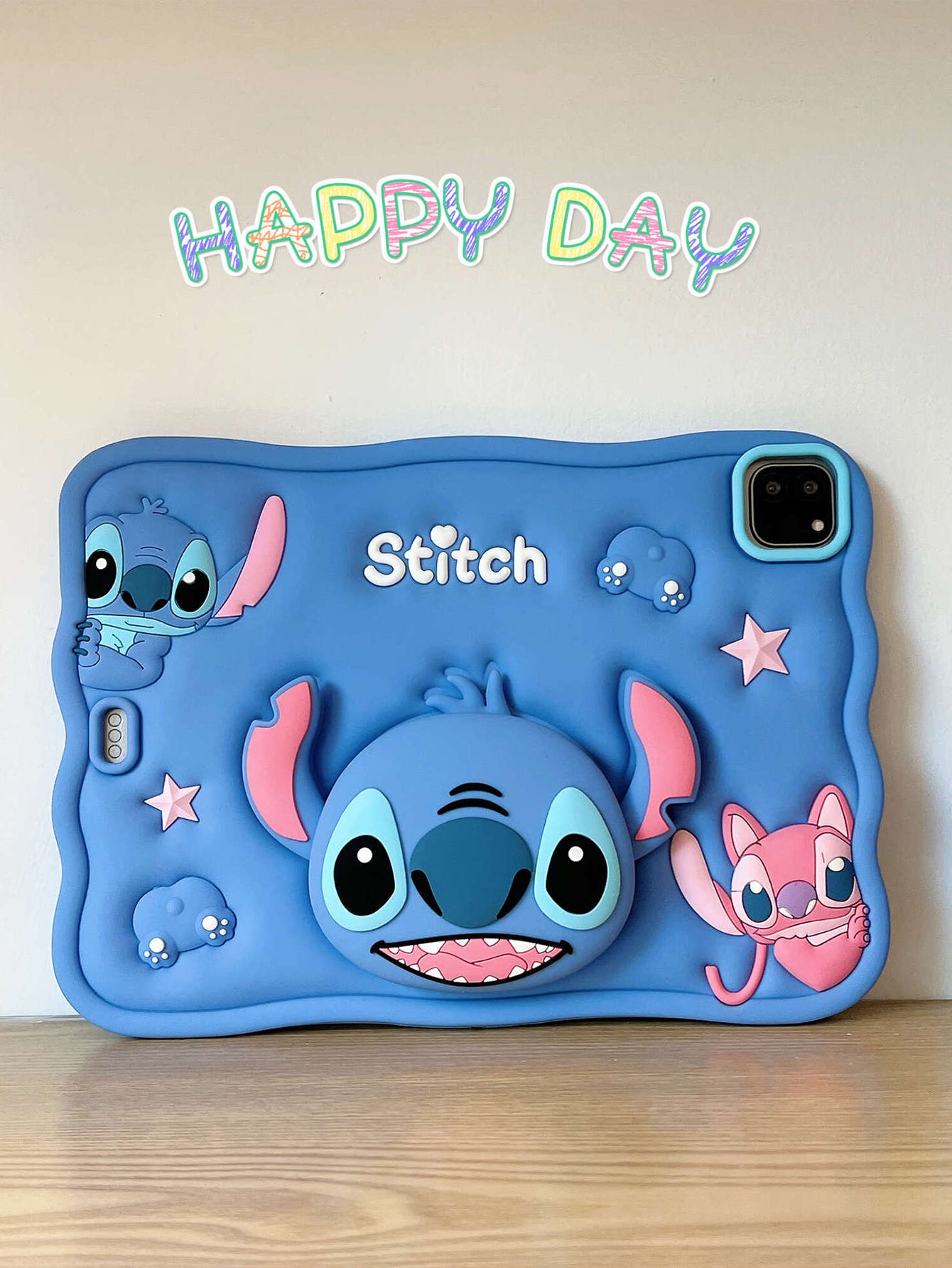Cartoon 3D Stitch iPad Protective Case