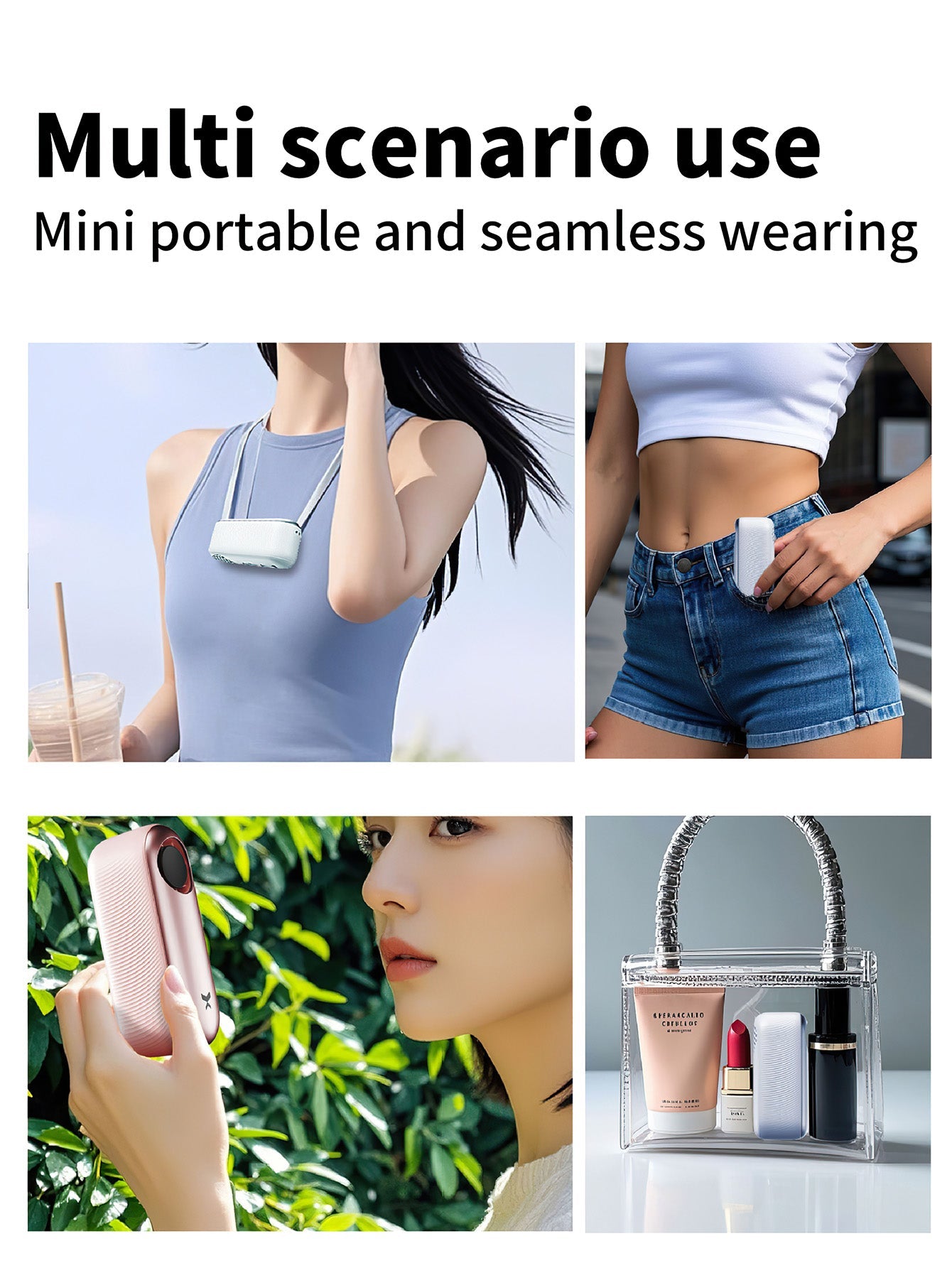 High-Speed Mini Handheld Fan: Semicon Cooling Turbo Blaster - 3 Styles