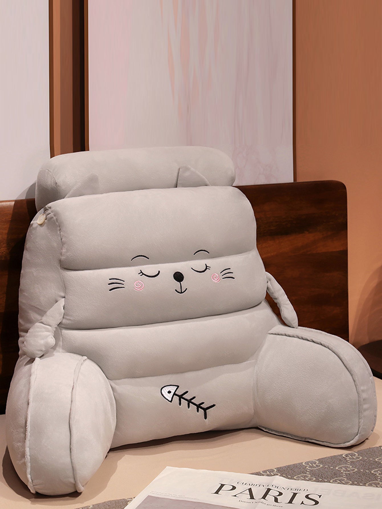 Multi-function cartoon waist cushion