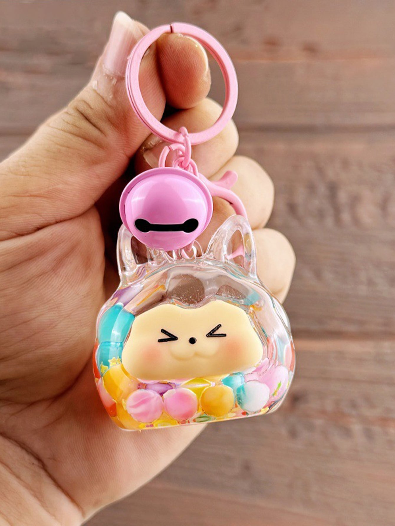 Creative Luminous Quicksand Keychain Doll