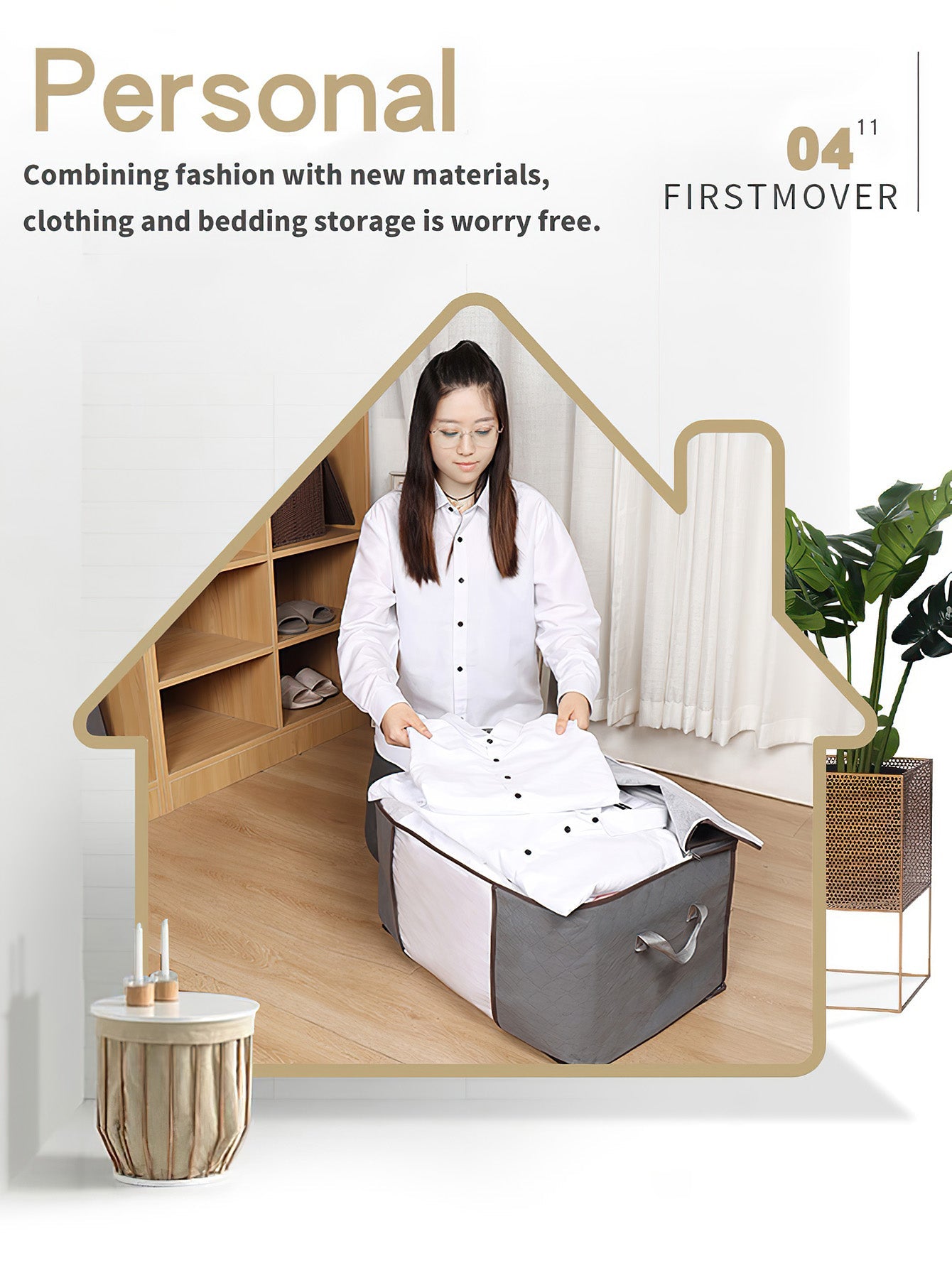 SpaceMax Cube Storage Bags: Ultimate Clutter Organizer with Moisture Control - 4 Colours