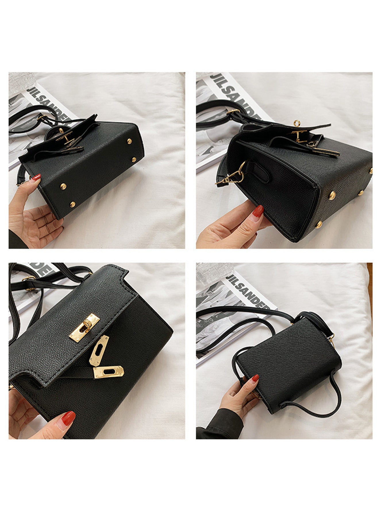 Fashionable and versatile mini crossbody Kelly bag