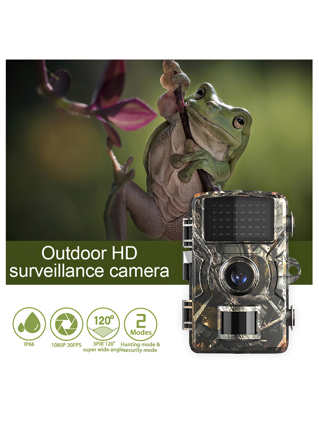 Infrared Night Vision Waterproof HD Hunting Camera
