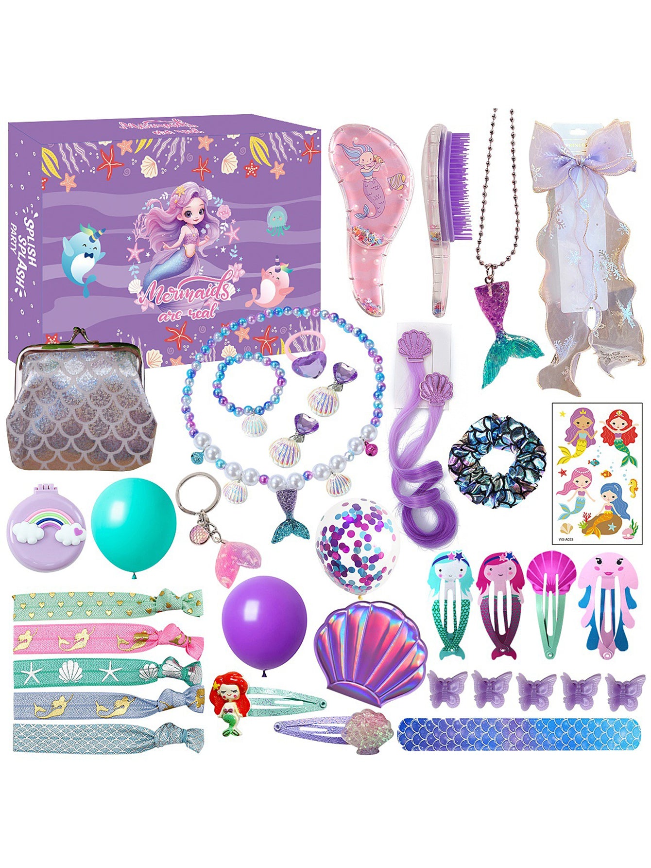 *Christmas Blind Box Advent Calendar----Mermaid Dress Up Girl Accessories