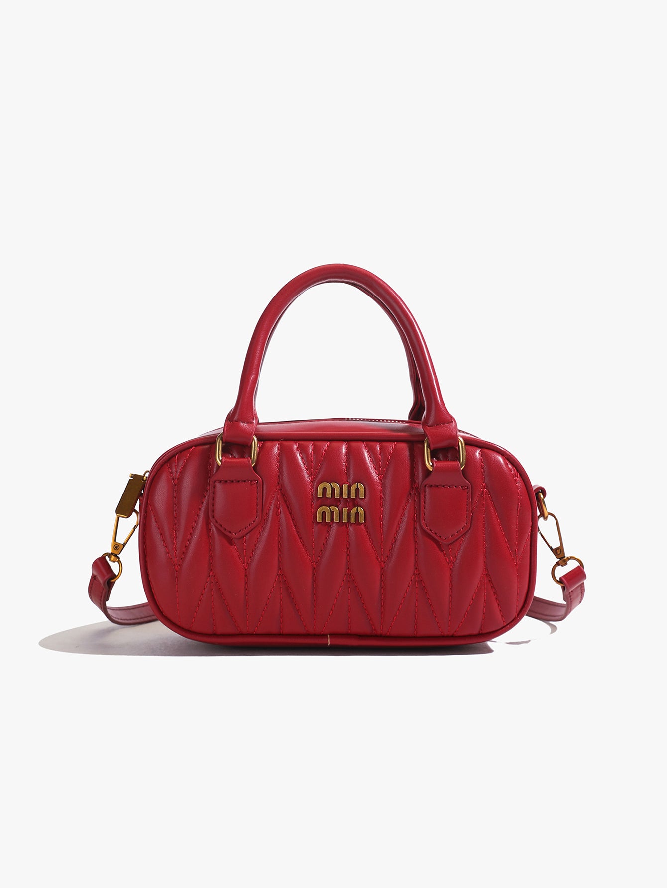 Simple and versatile pleated pillow bag