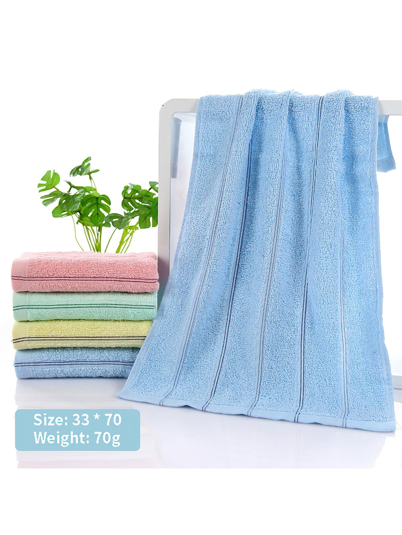 Premium Pure Cotton Face Towel - 4 Colours