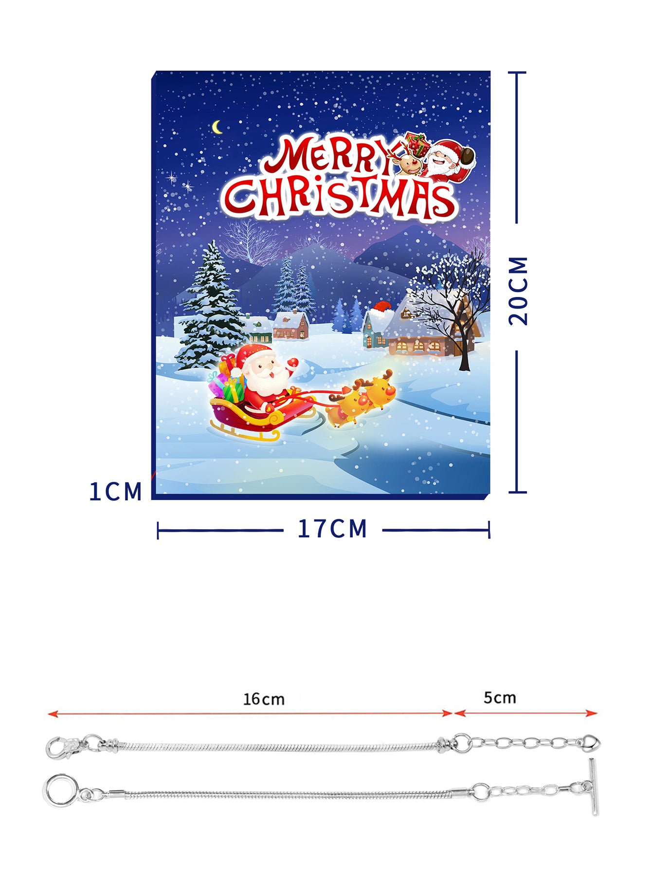 Blue Christmas Sleigh Blind Box Set