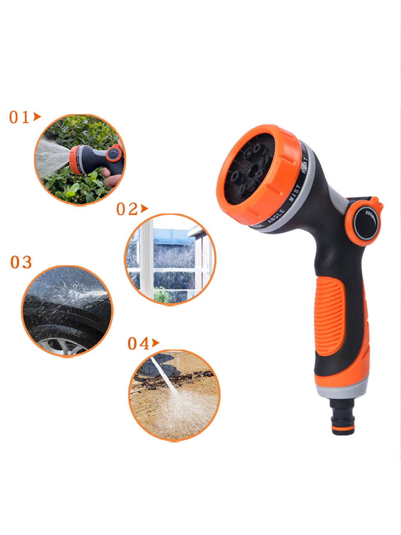 10-function high-pressure car wash water gun