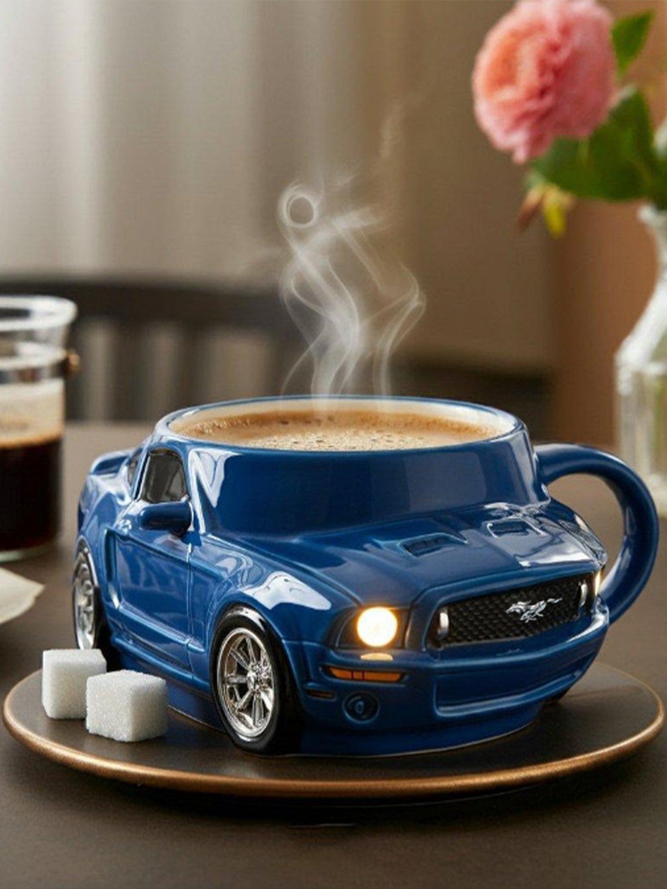 Creative Mustang-shaped coffee cup