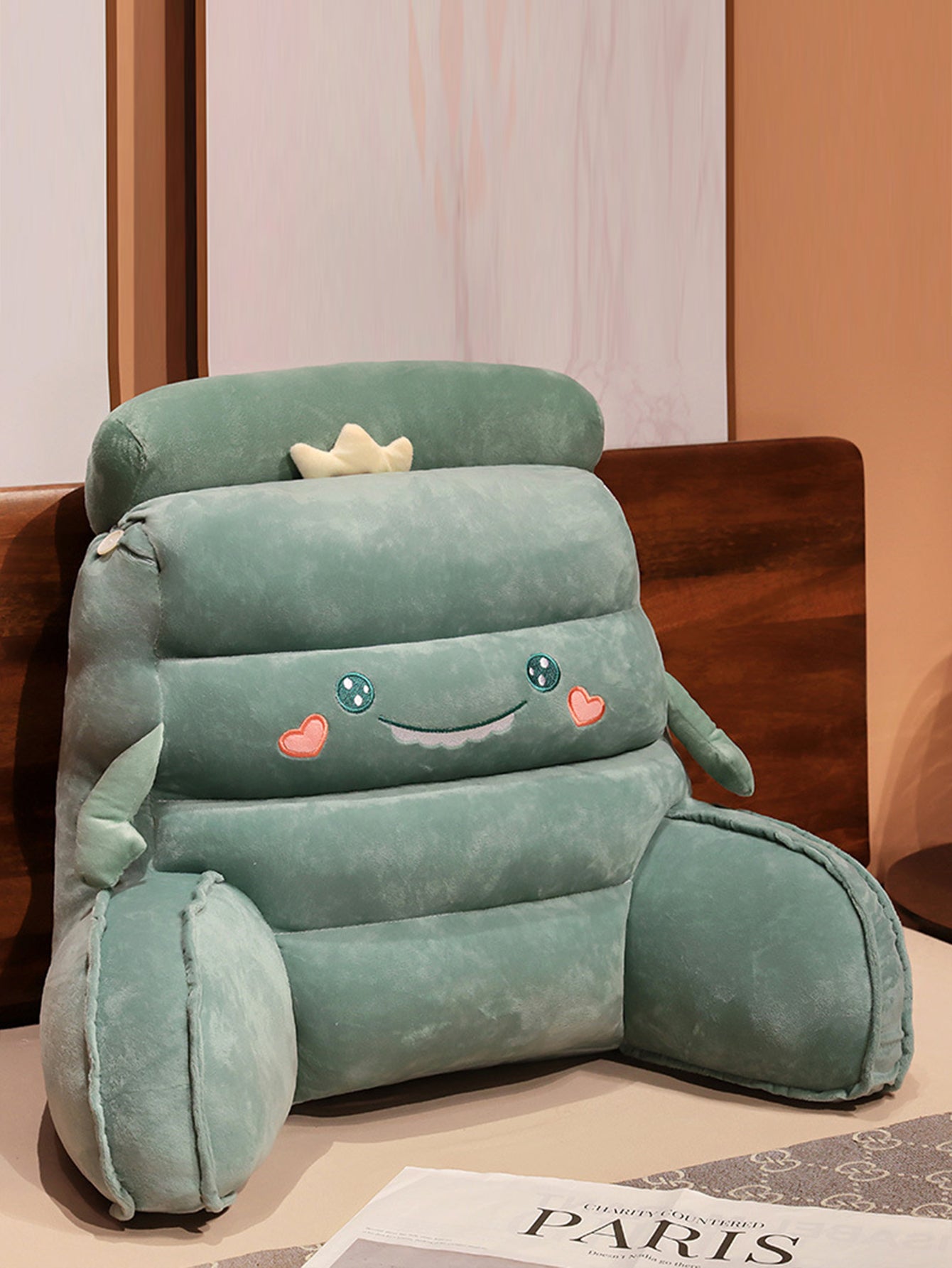 Multi-function cartoon waist cushion