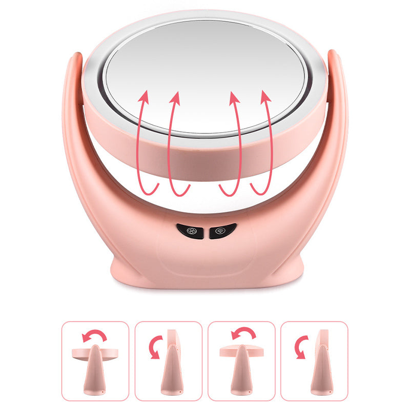 3-in-1 LED fan makeup mirror
