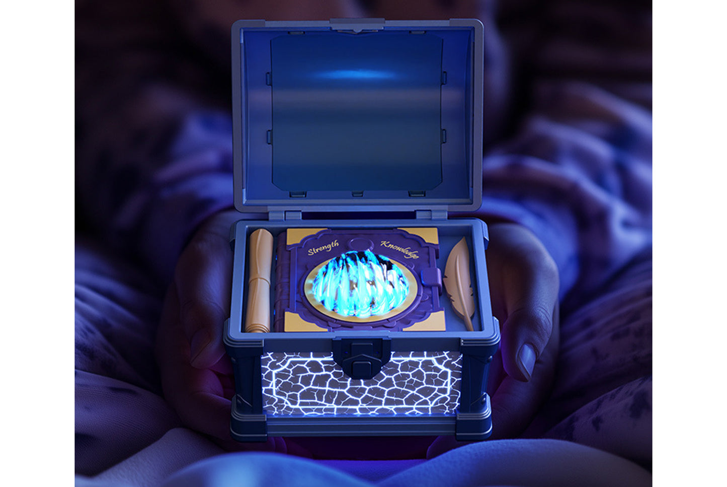 Treasure Chest Projector Lamp Starry Sky Ceiling Mood Light