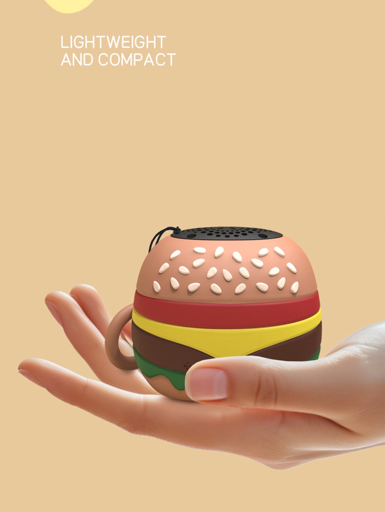 Cartoon Hamburger Bluetooth Speaker