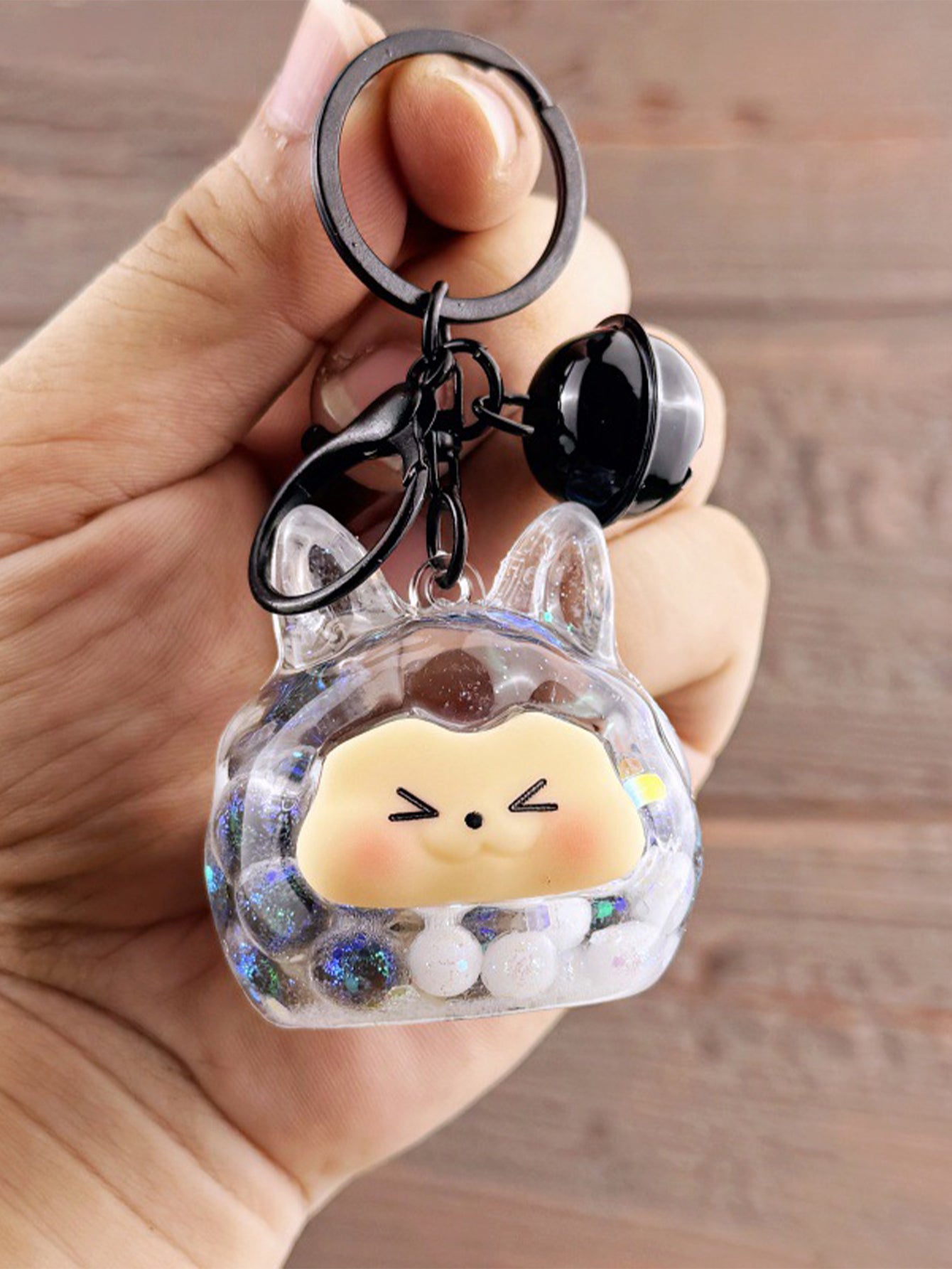 Creative Luminous Quicksand Keychain Doll