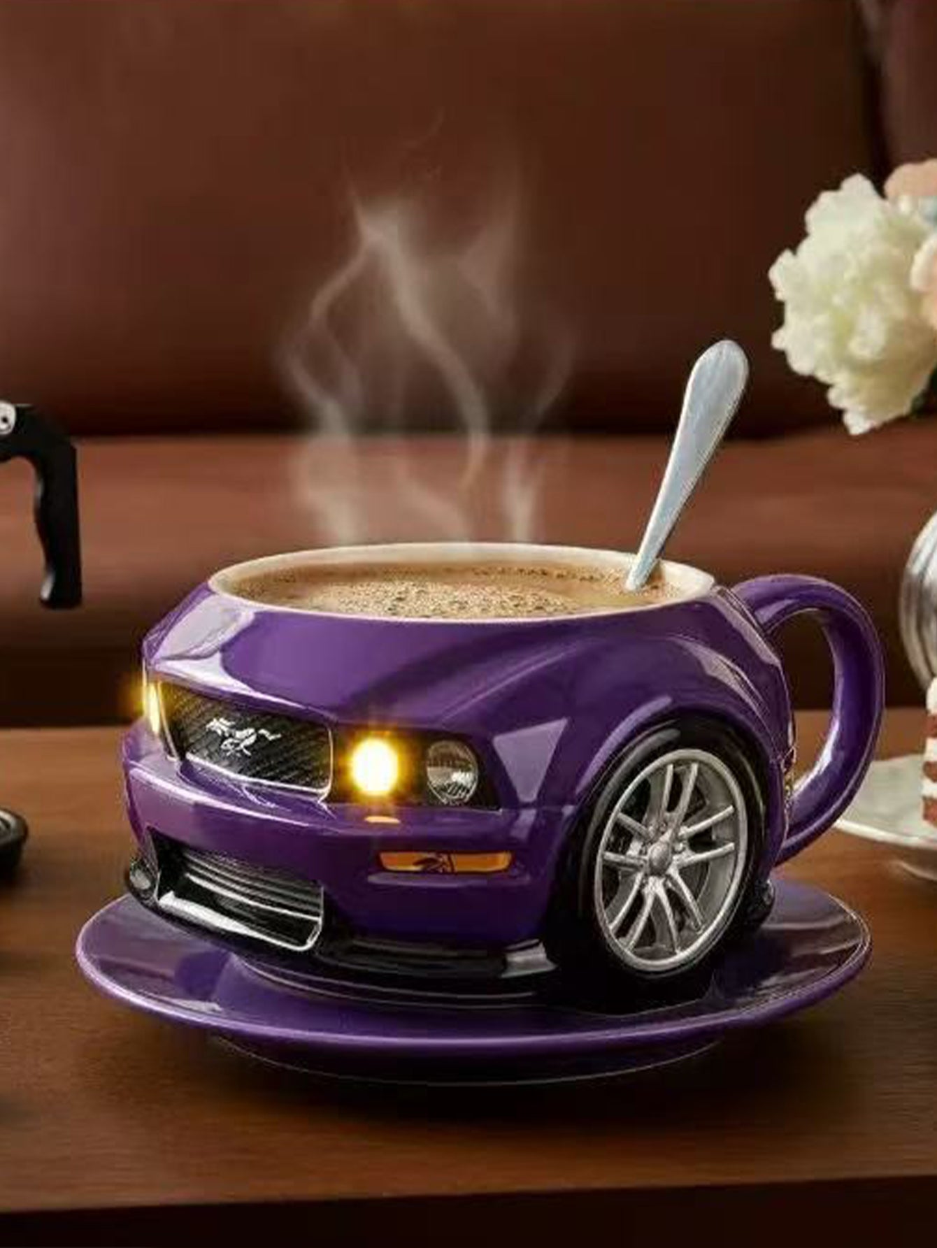 Creative Mustang-shaped coffee cup