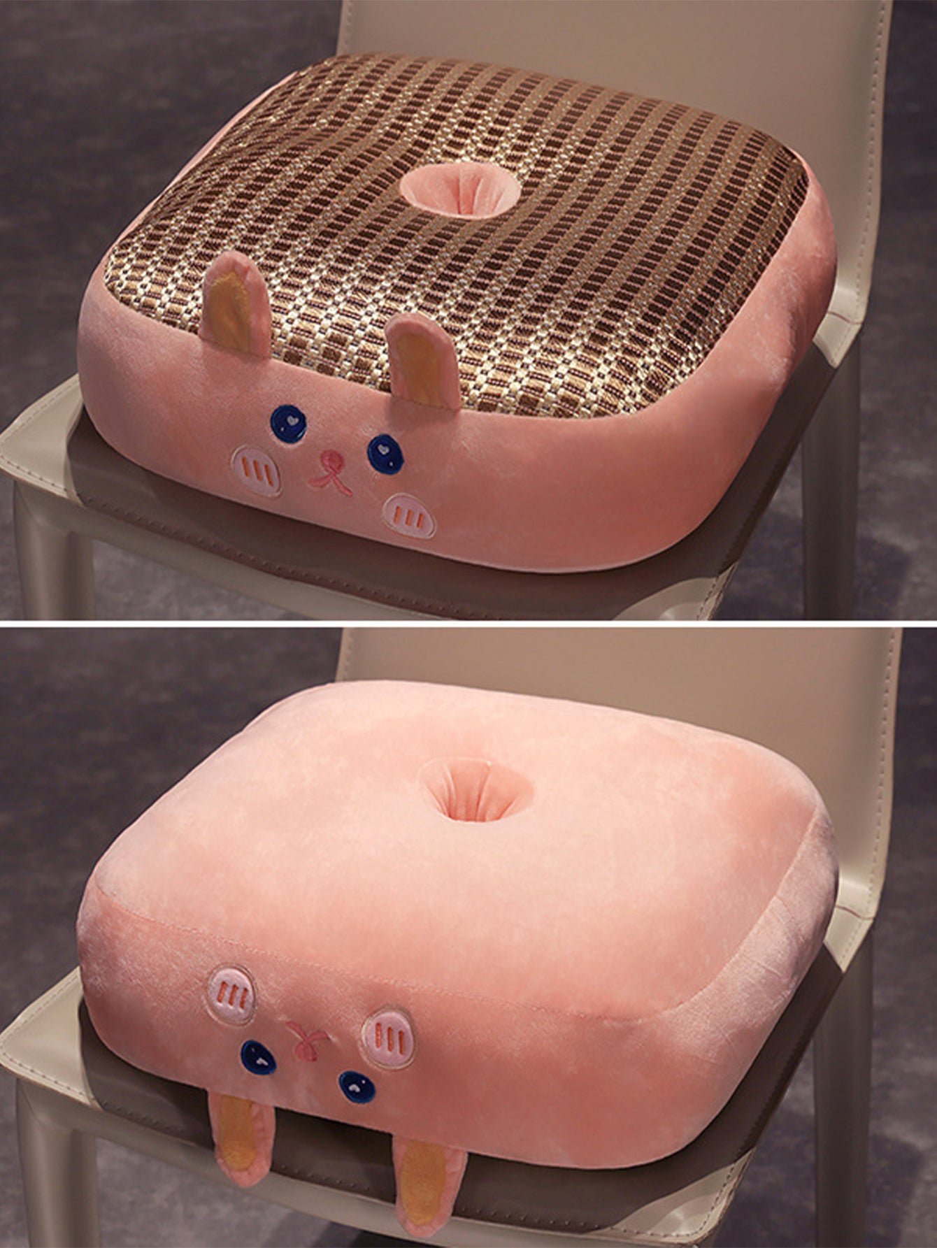 Cartoon ice rattan mat cushion