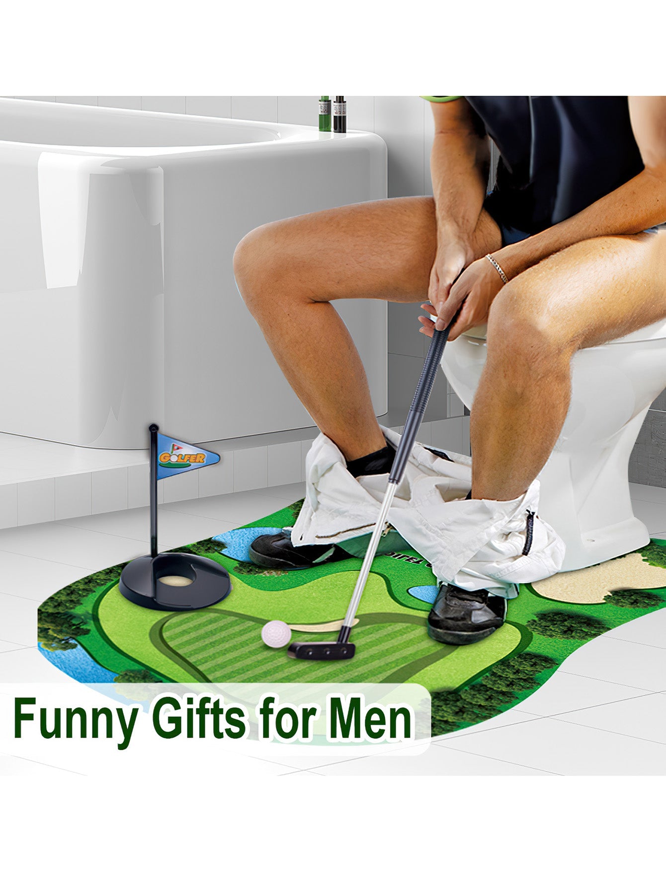 Toilet Golf Mini Set