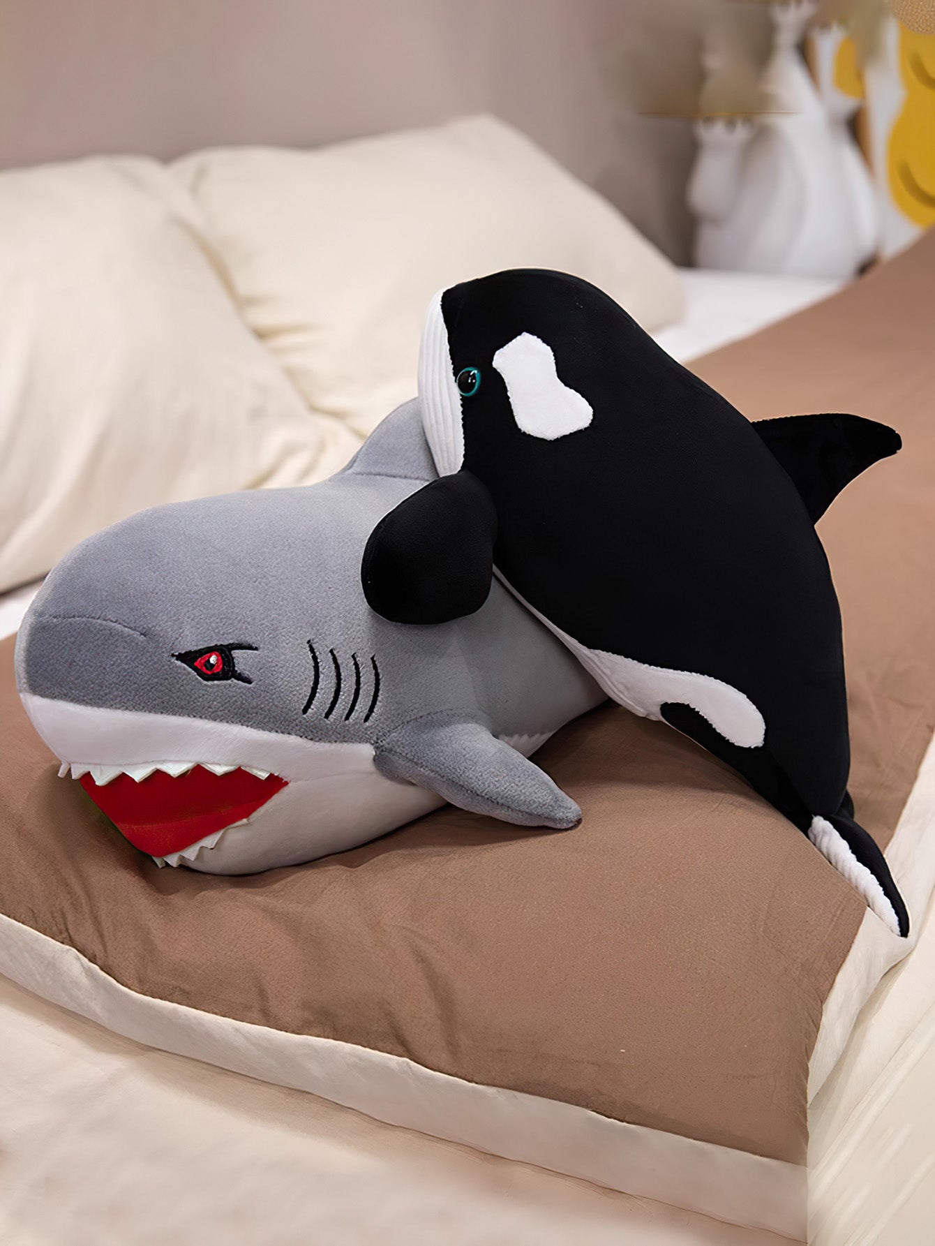Shark LED Plush Toy - Cozy Night Companion - 2 Options