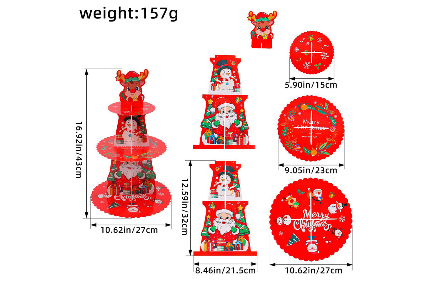 **Halloween Pumpkin Multi-Tier Cake Stand Decorative 3D Cake Tray**