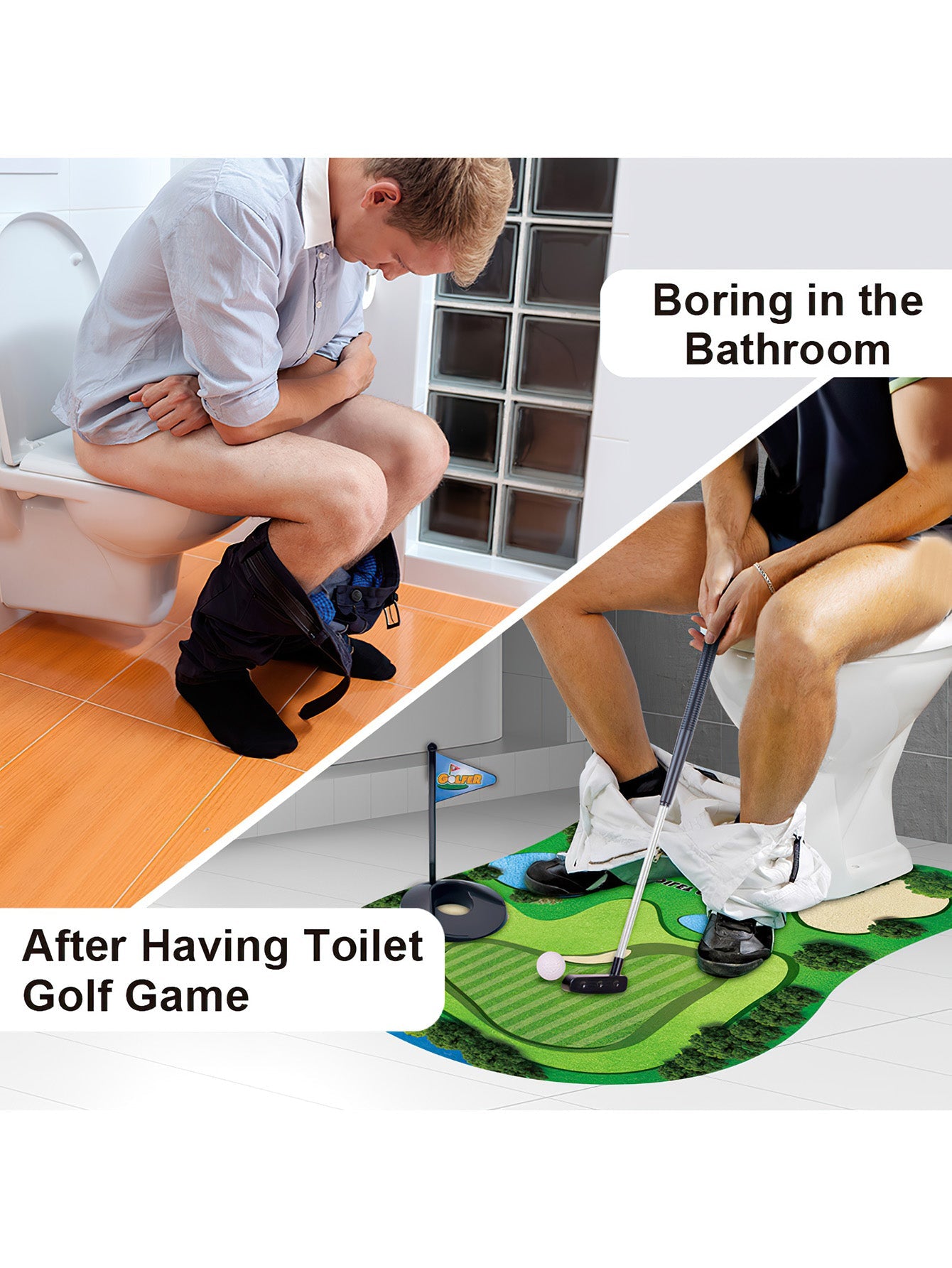 Toilet Golf Mini Set