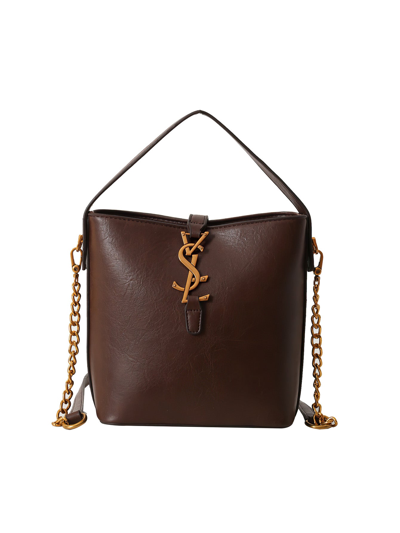 Elegant French-Inspired Magnetic Bucket Bag - 2 Colors