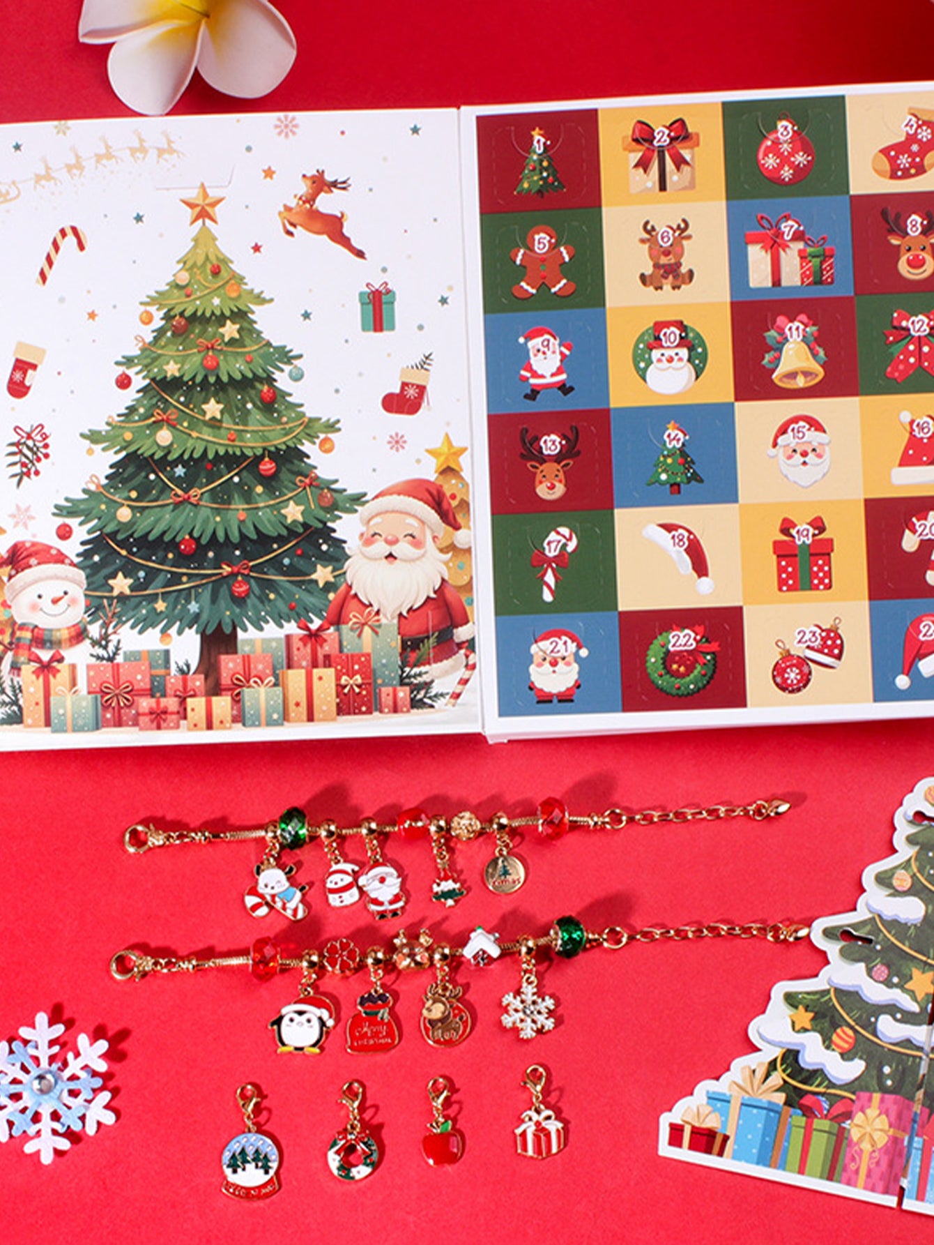 Rose Gold Series Christmas Advent Countdown Calendar