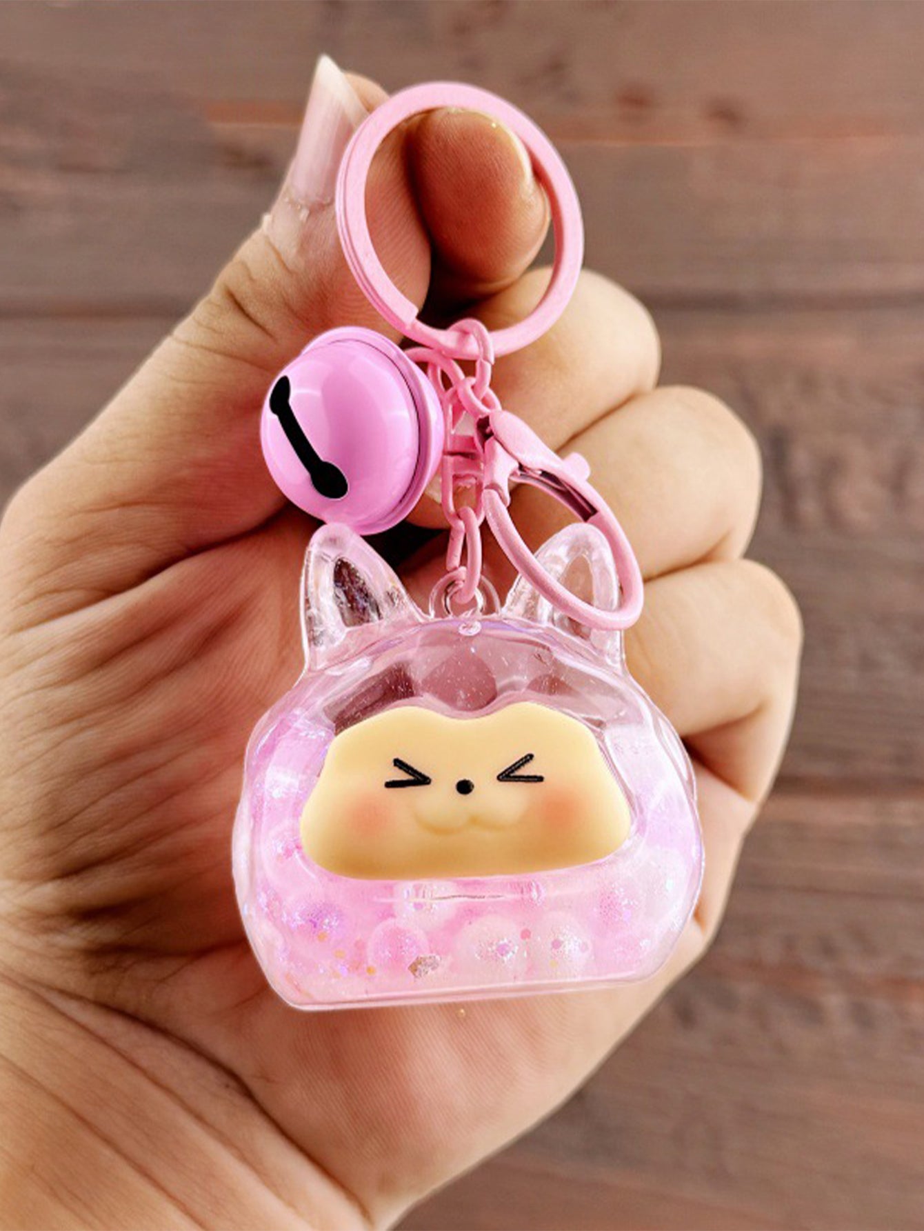 Creative Luminous Quicksand Keychain Doll