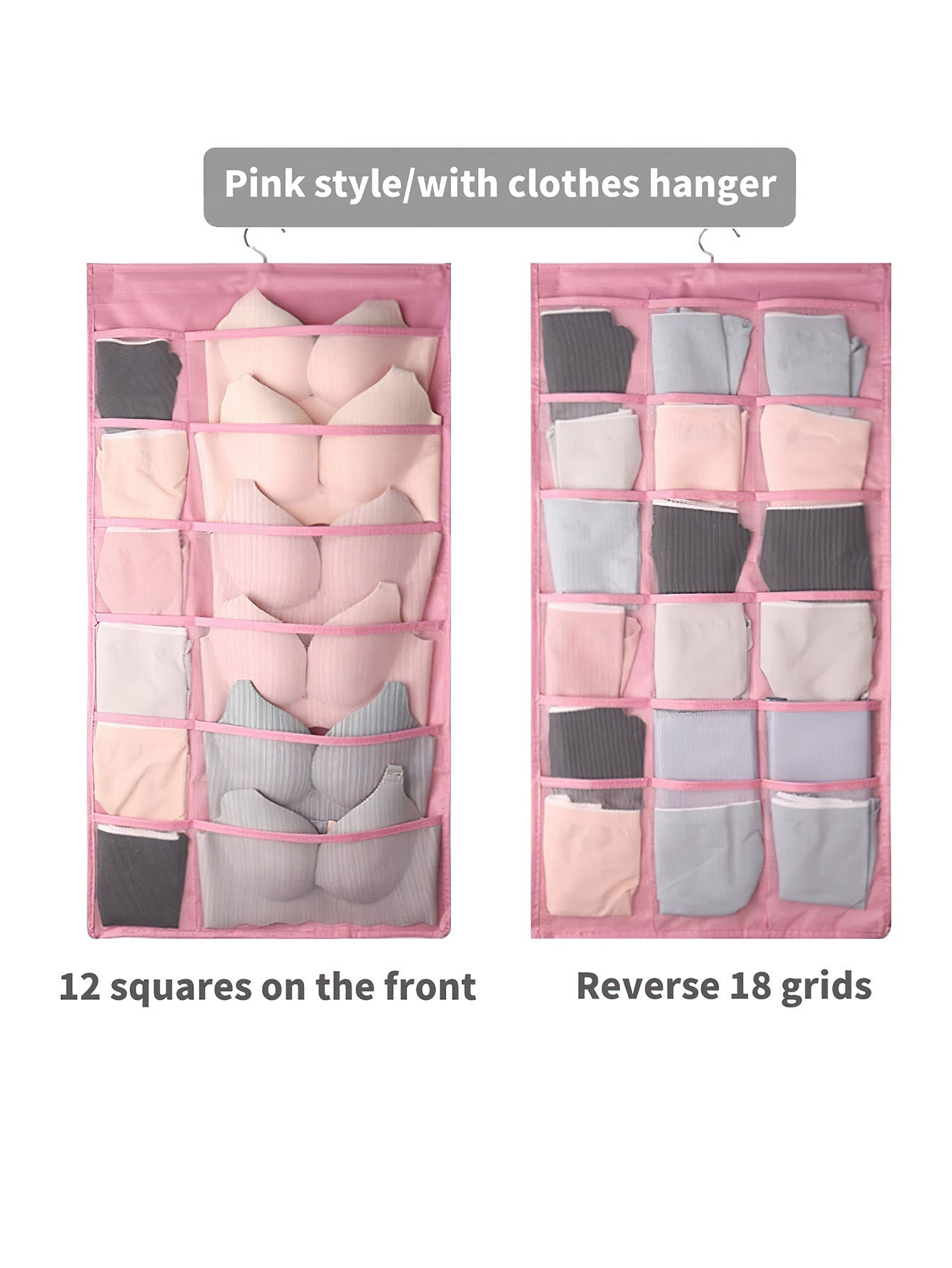 Double-Sided Storage Organizer: The Ultimate Solution for Your Lingerie - 3 Colours