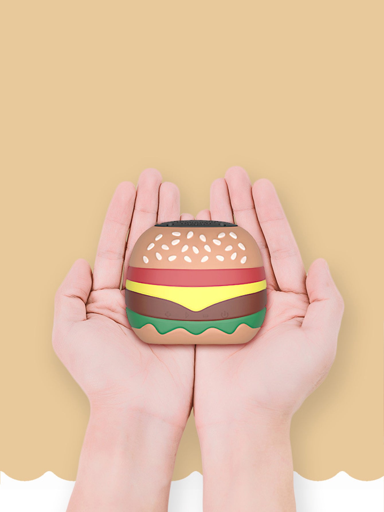 Cartoon Hamburger Bluetooth Speaker