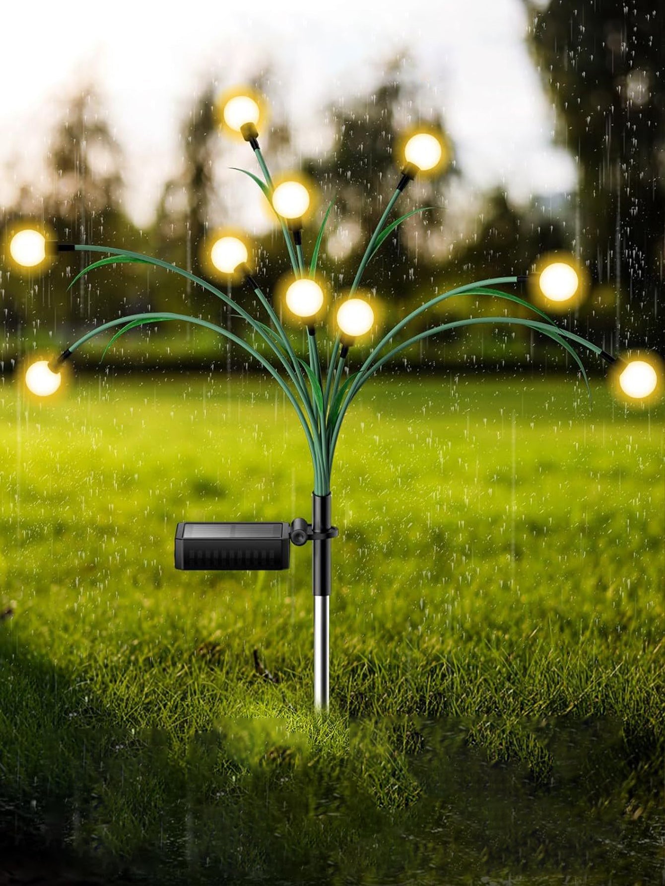 Modern Solar LED Leaf Fairy Lights