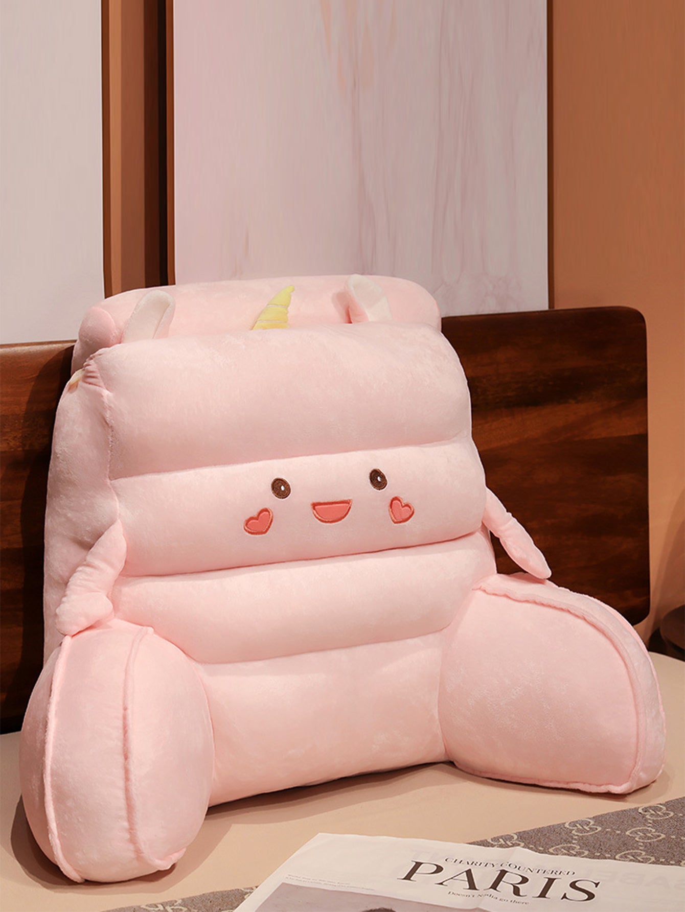 Multi-function cartoon waist cushion