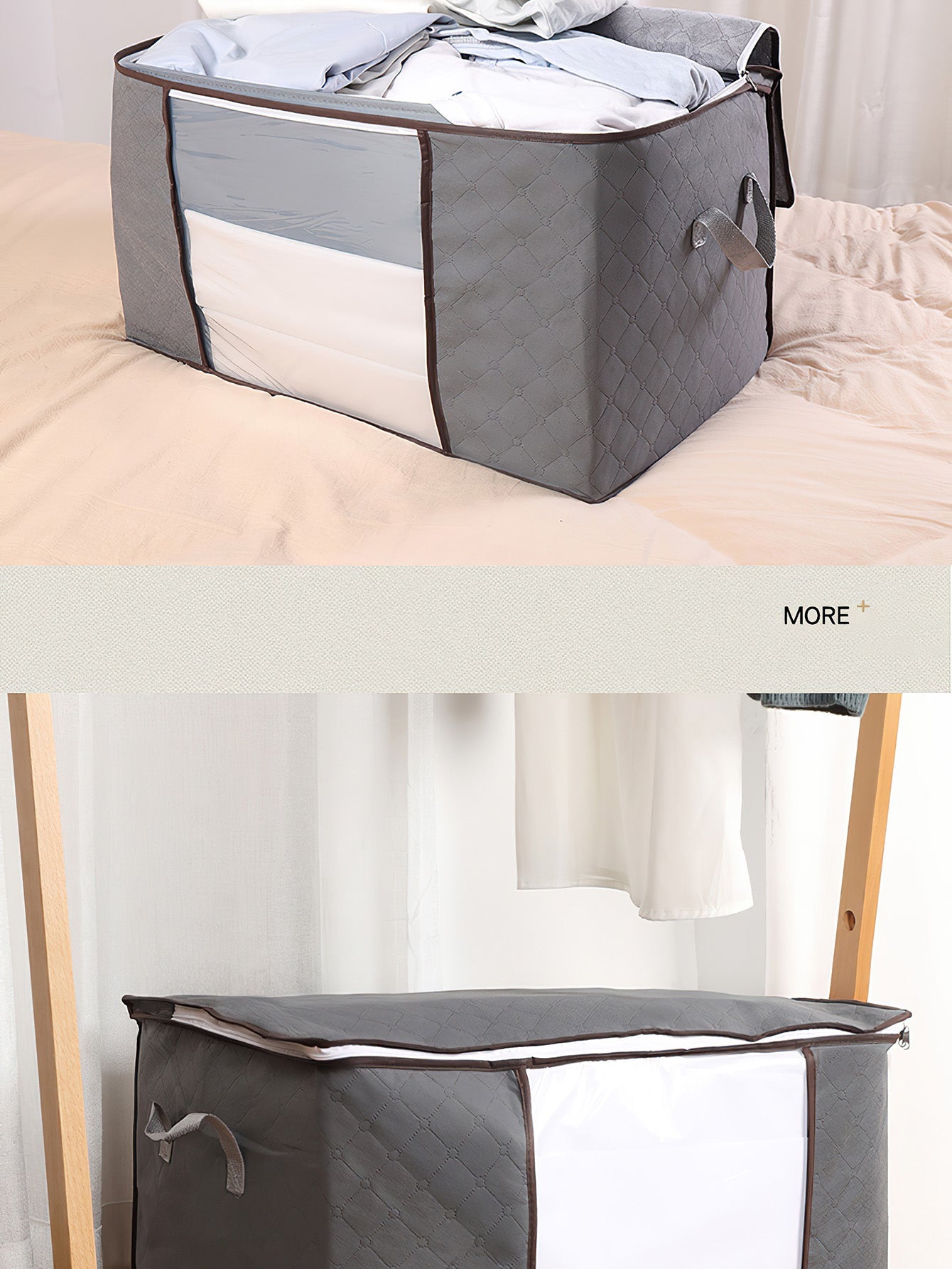 SpaceMax Cube Storage Bags: Ultimate Clutter Organizer with Moisture Control - 4 Colours
