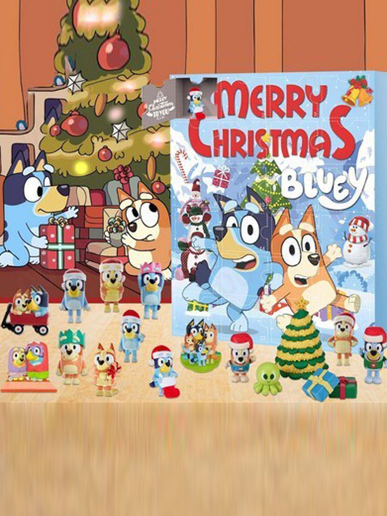 Pop Mart Countdown Surprise Calendar Box Christmas Blind Box 24 Gifts