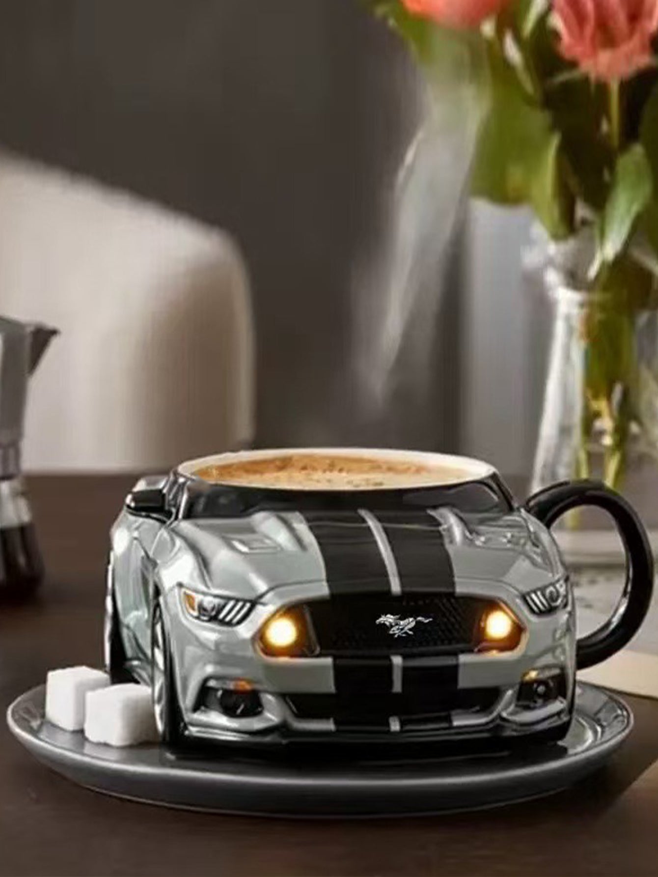 Creative Mustang-shaped coffee cup
