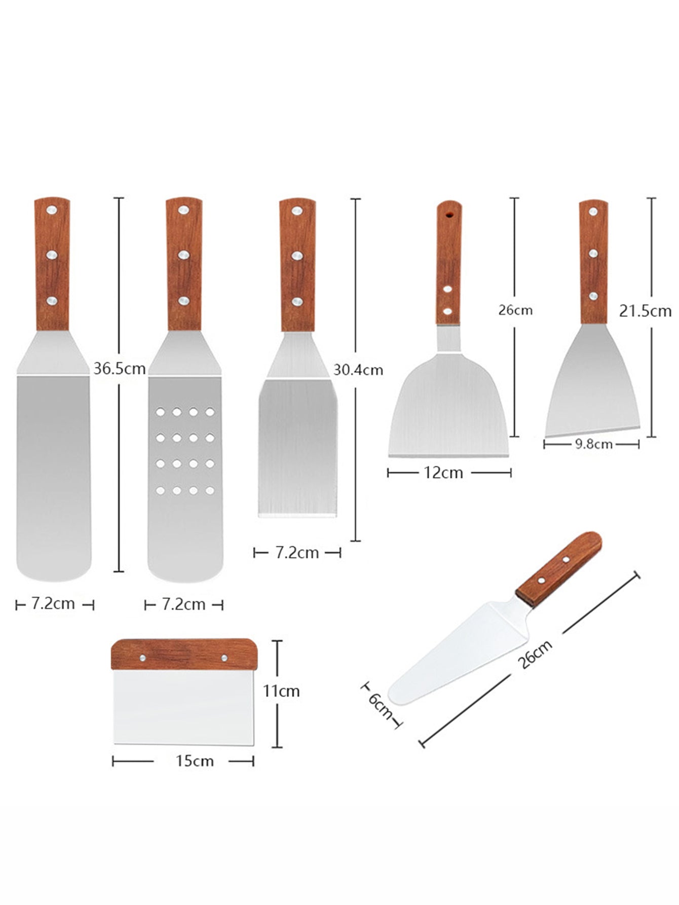 Camping BBQ stainless steel barbecue tool set