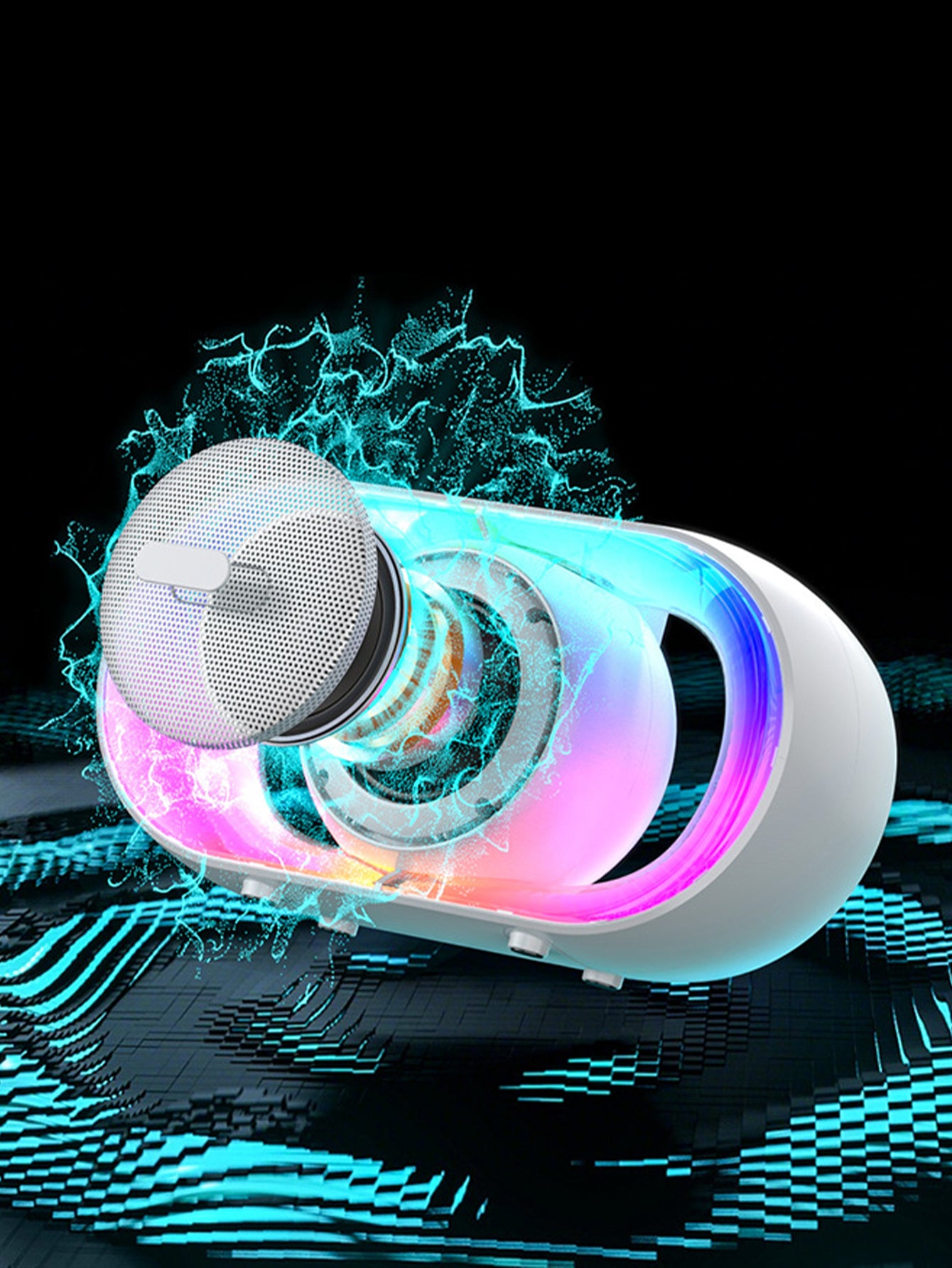 Desktop atmosphere night light Bluetooth speaker