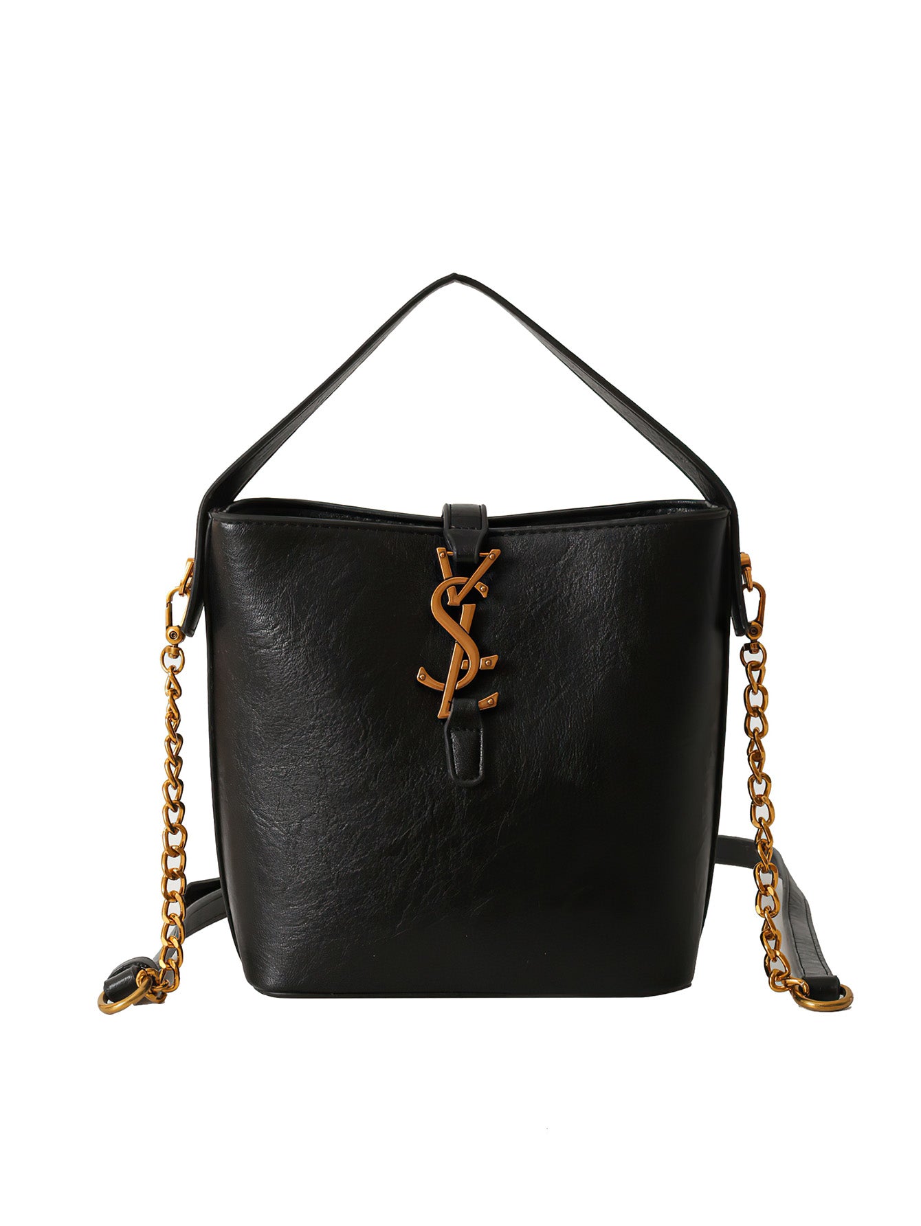 Elegant French-Inspired Magnetic Bucket Bag - 2 Colors