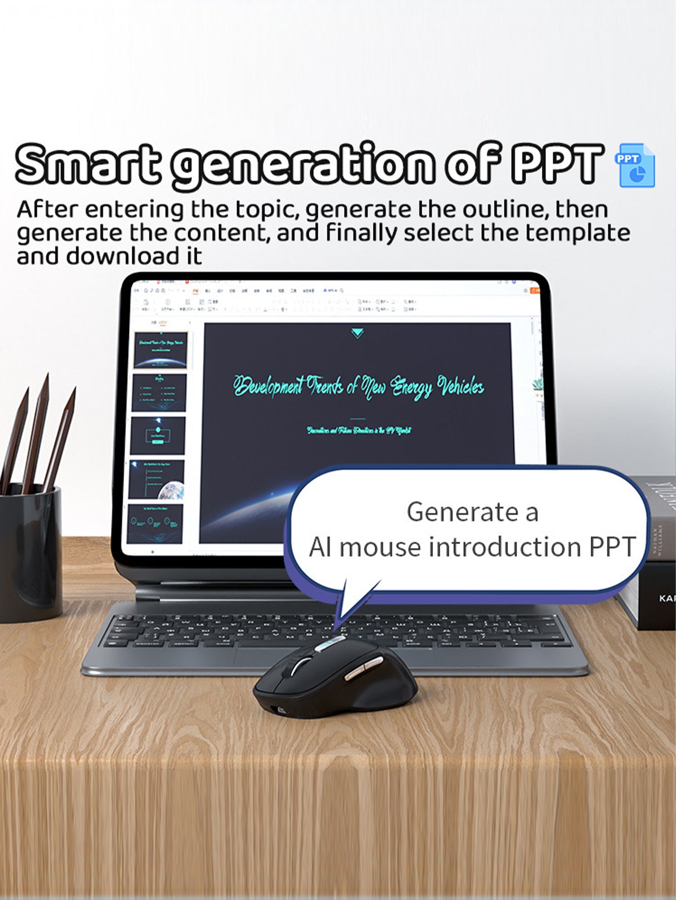Smart AI Wireless Mouse ChatGPT4.0