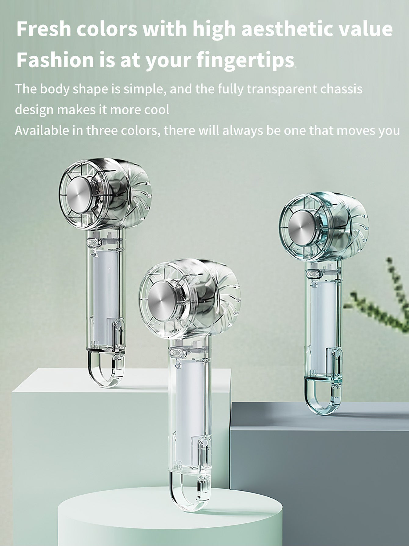 Semiconductor Cooling Handheld Fan - 6 styles