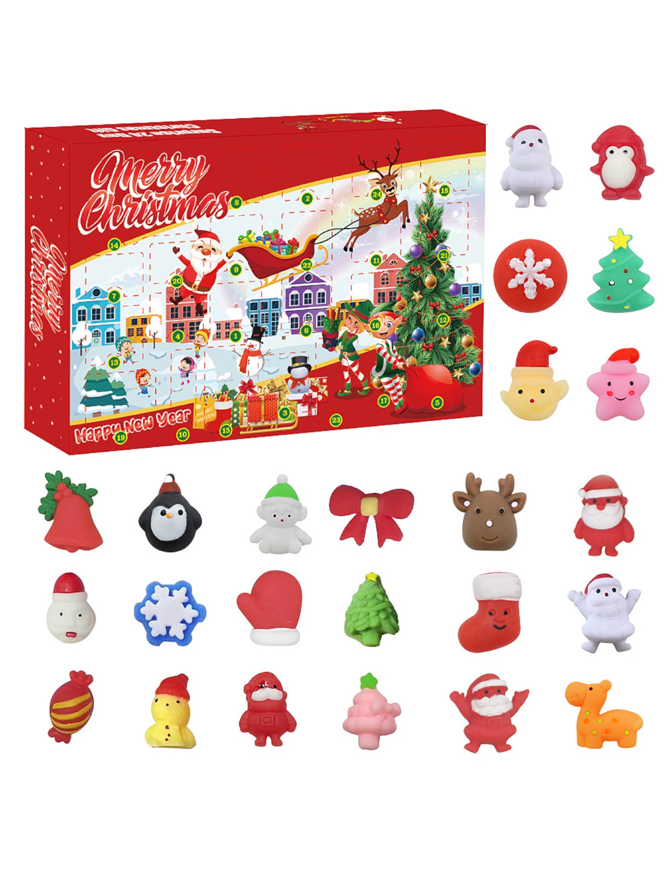 Christmas Hand-torn Blind Box-Calendar Ventilation Stress Relief Toy