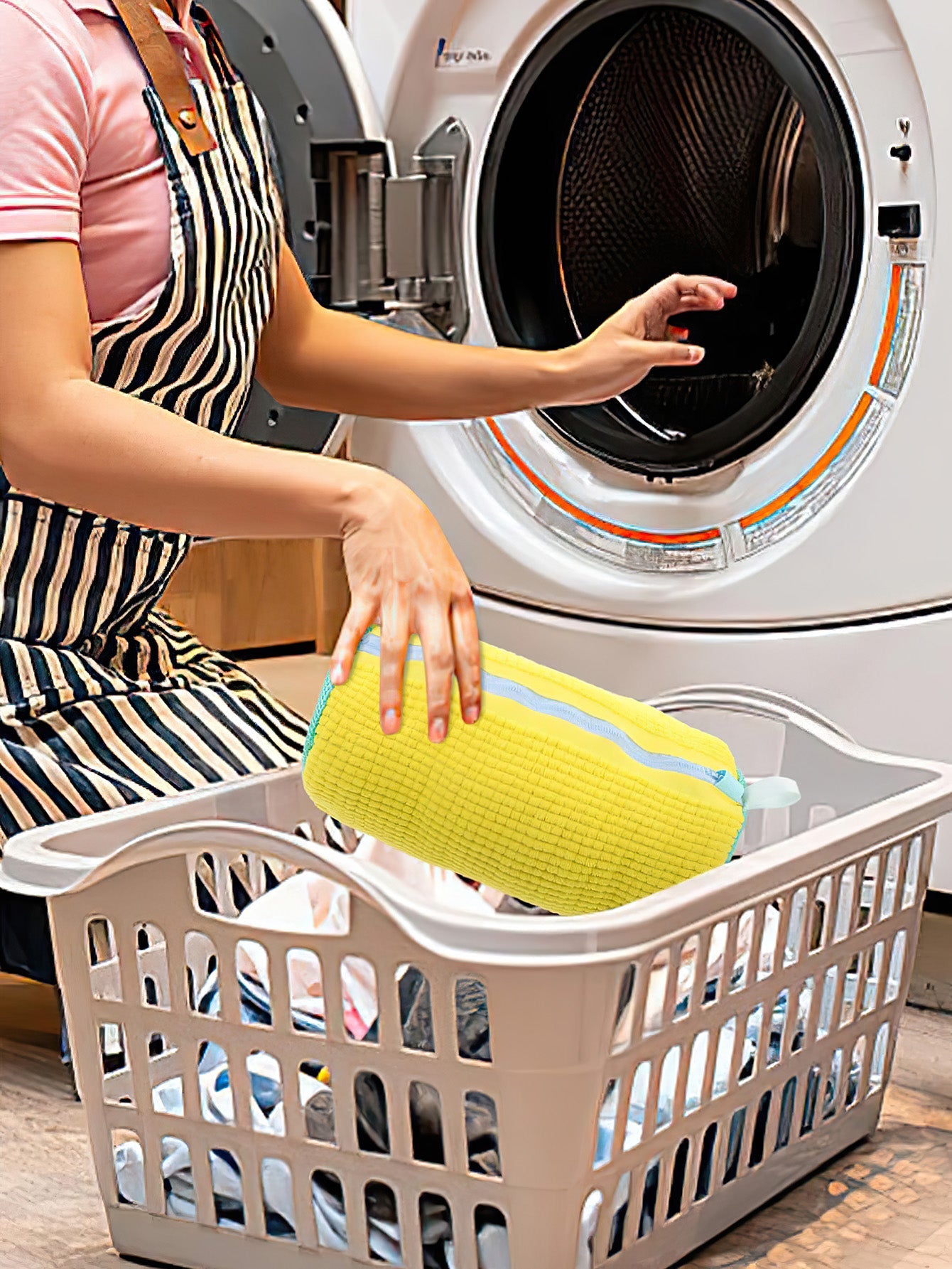 Lazy Shoe Reusable Cylindrical Shoe Washing Bags