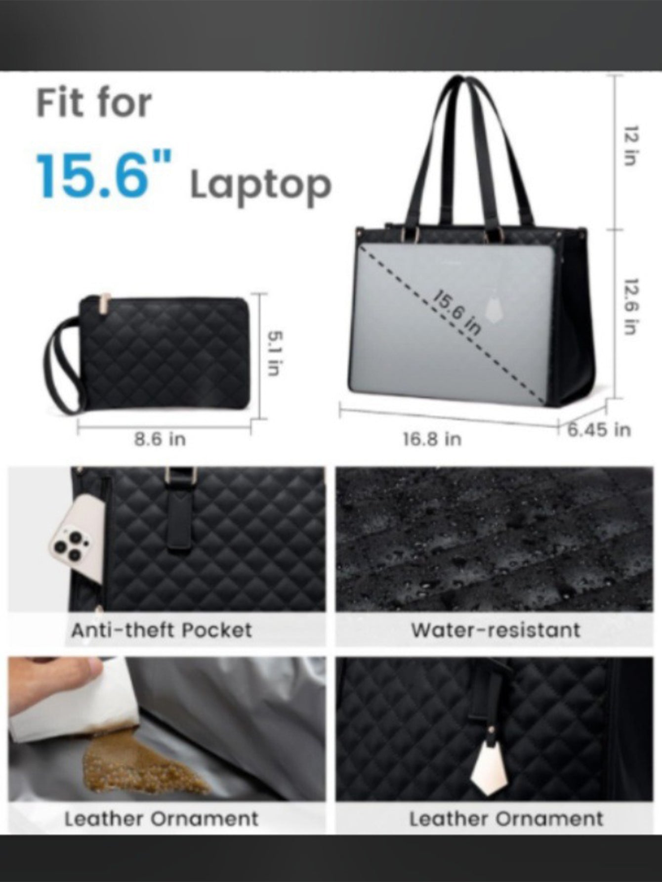 Teilige Women's Multifunctional Insulated Lunch Bag