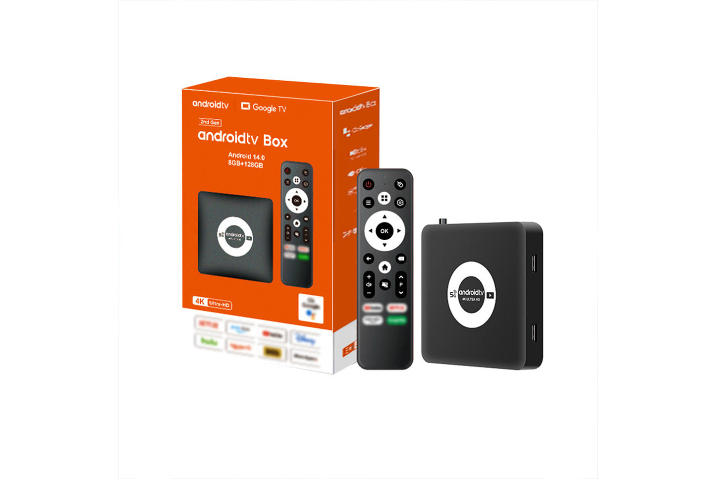**Android TV-4K Android 13 Internet Set-Top Box 2+8GB Version**