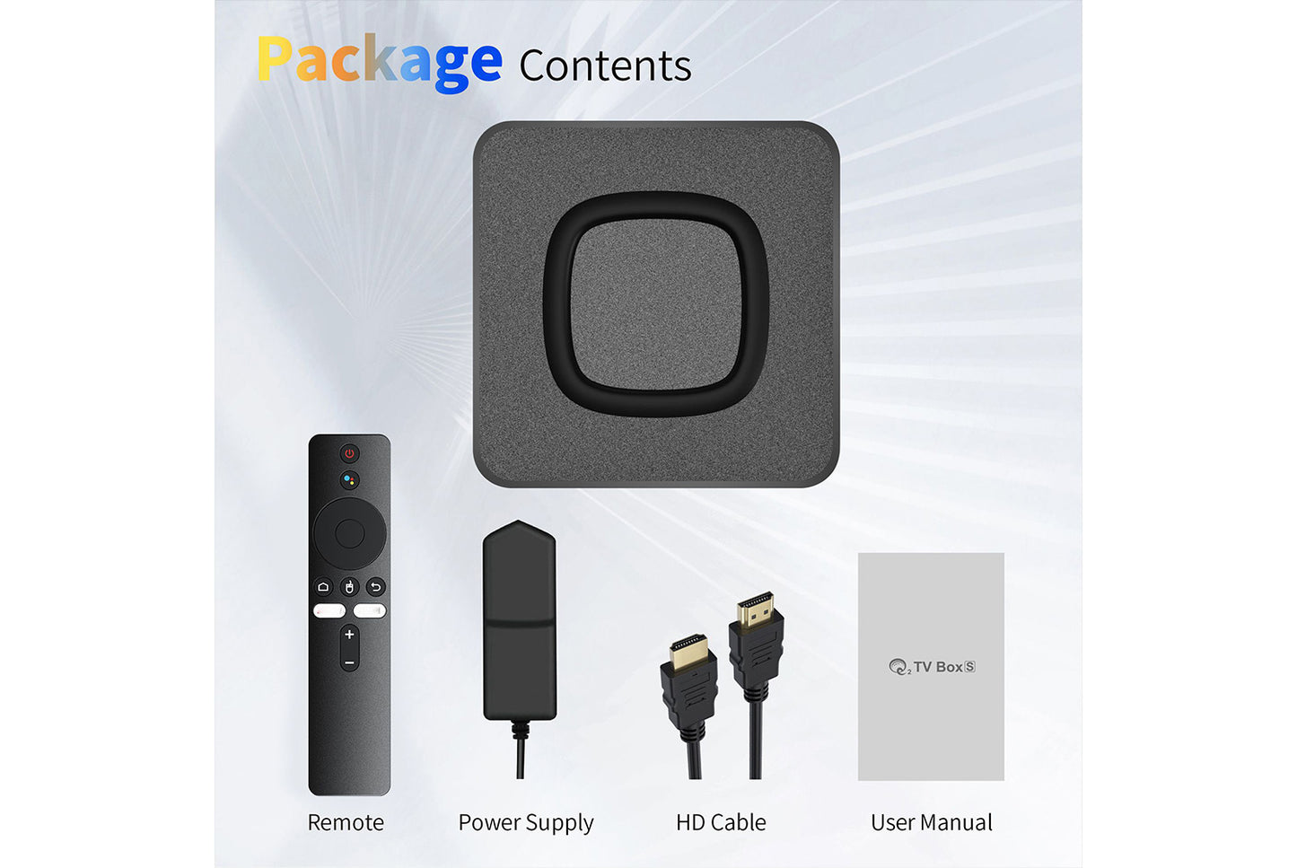 **Q2 Android 14 Smart TV Box 4K HD Internet Set-Top Box**