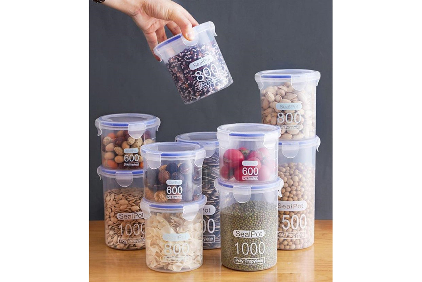 Sealed storage can set