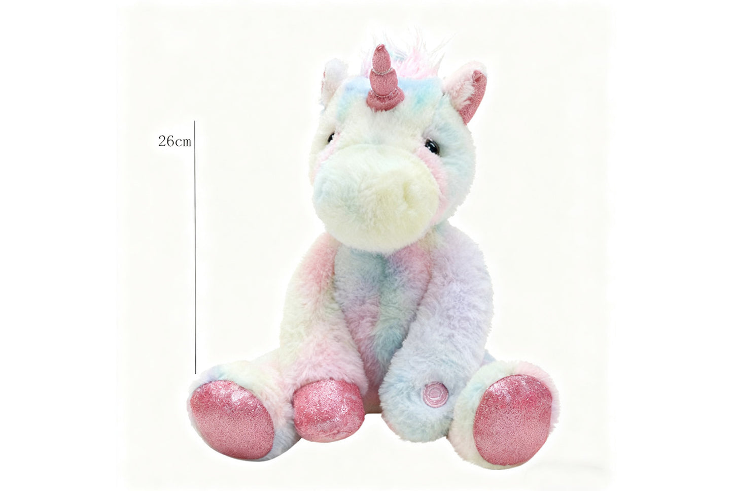 **Colorful Musical Glowing Unicorn | Sleeping Plush Toy**