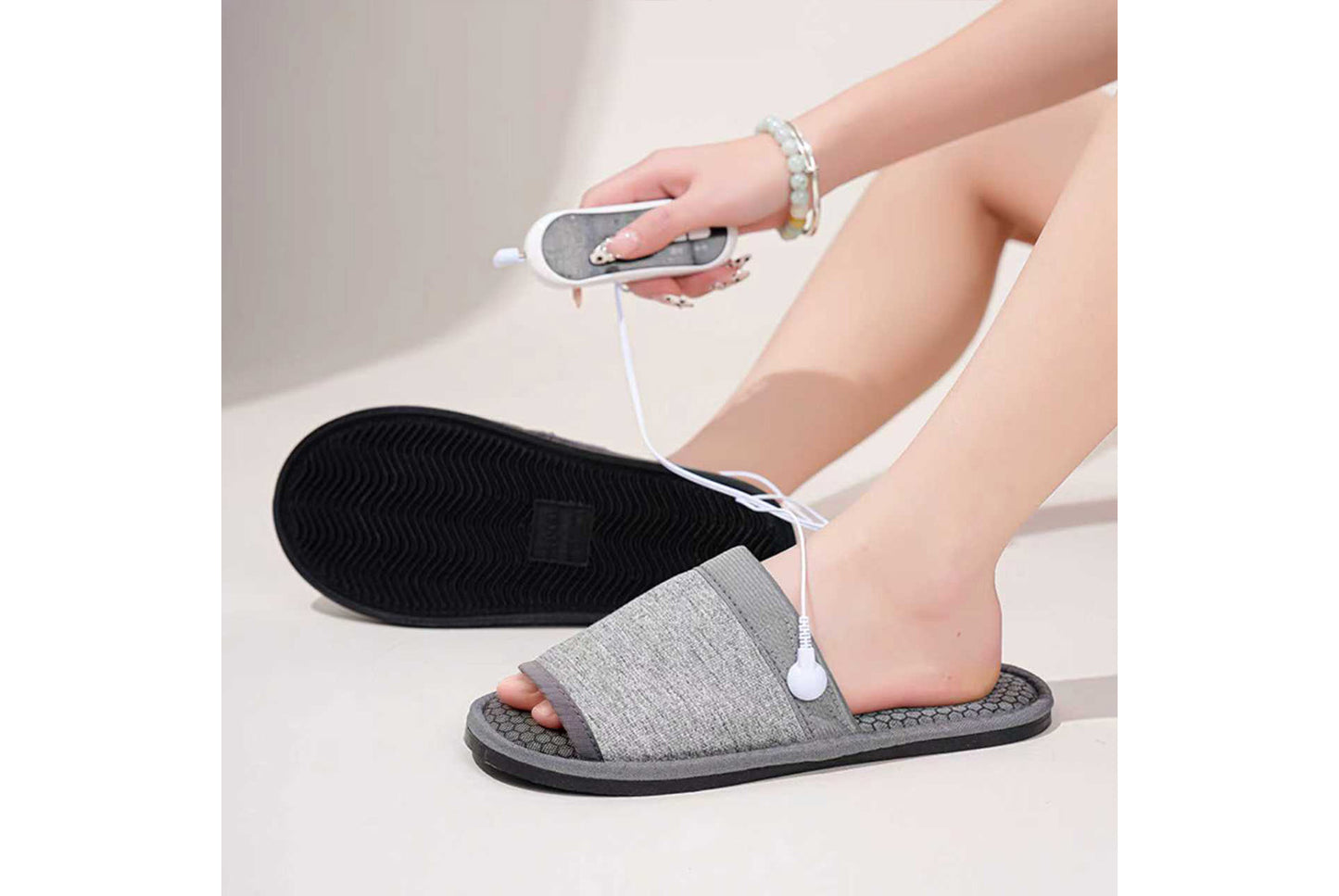 **Digital Therapeutic Massage Shoes: EMS Microcurrent Foot Massager**