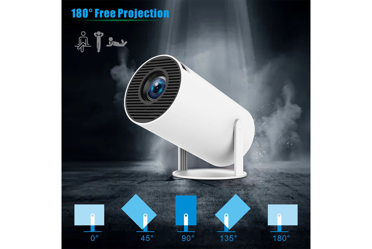**X10 PLUS Smart HD Projector 2+8GB Edition**(UK plug)