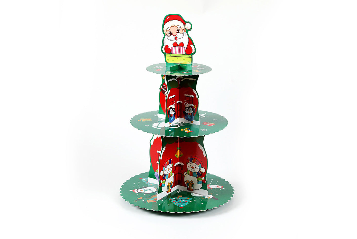 **Halloween Pumpkin Multi-Tier Cake Stand Decorative 3D Cake Tray**